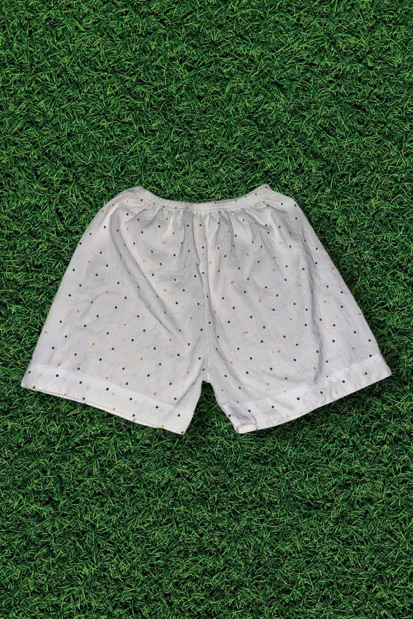 Polka Dot PJs White Size 4 - Image 5