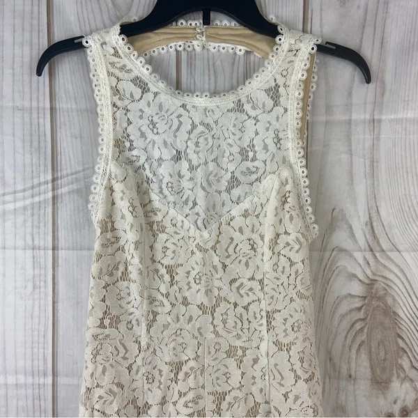 Lulu’s Love Everlasting White Floral Lace Mermaid Dress Brand New Size Medium - Image 9