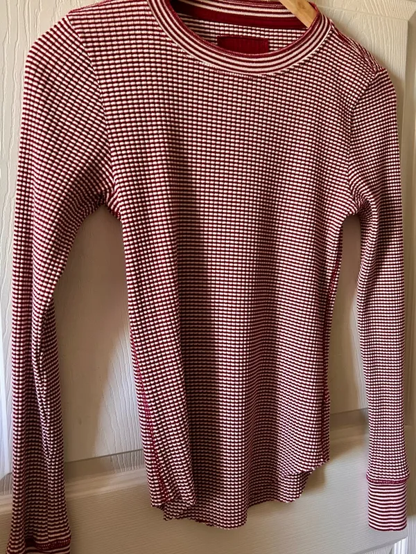 Aerie Essentials Thermal Long Sleeve Indie Sleaze Grunge Top Sz S Fairy Hipster - Image 6