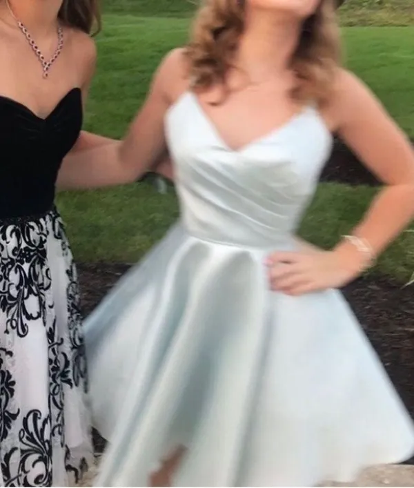 Blue Homecoming Dress Size 2 - Image 2