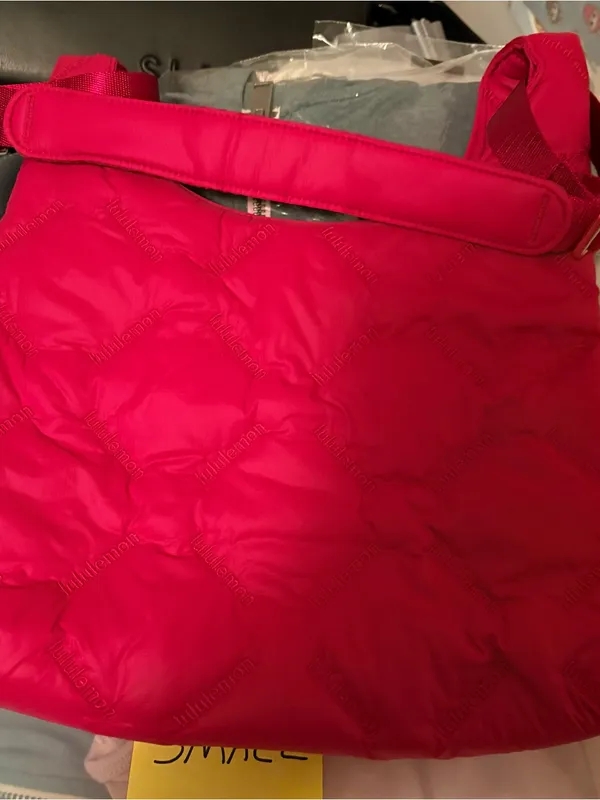 Lululemon authentic NWT Quilty Pleasures Shoulder Bag Mini. 5L Berry Rumble - Image 2