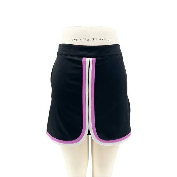 Lady Hagen Tulip Hem Golf Tennis Skort Purple White Stripe Athletic Mini Size 2 - Image 2