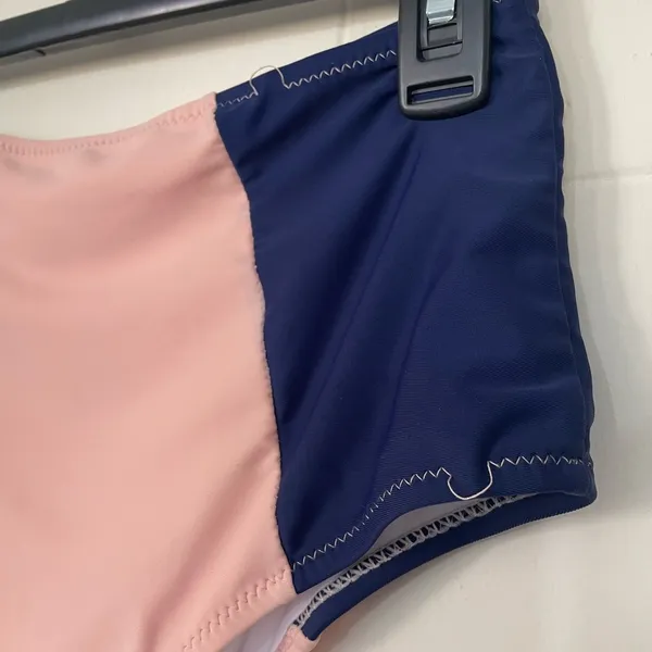 Cupshe Pink And Navy High Waisted Bikini Swimsuit ~ Women’s Size M - Image 11