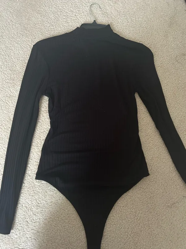 Black high neck bodysuit - Image 2