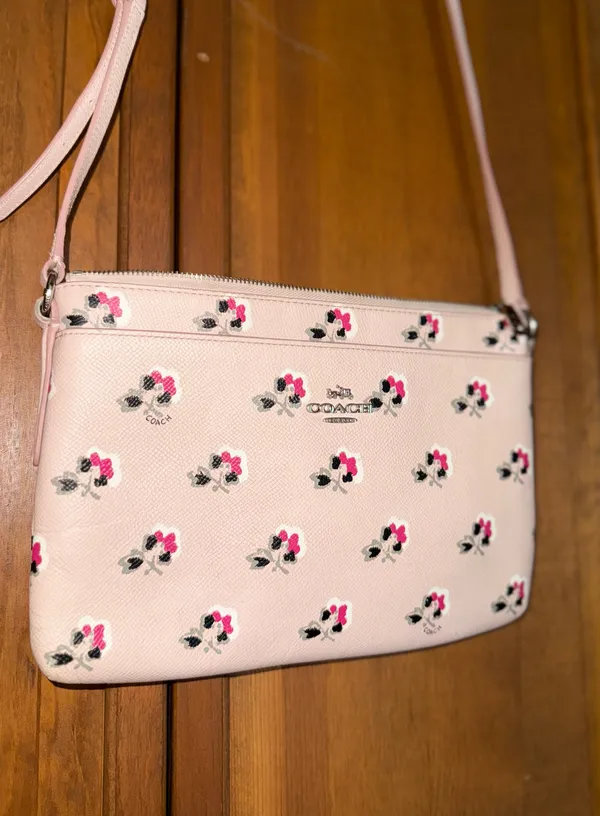Pink Poppy Coach Crossbody - Image 2