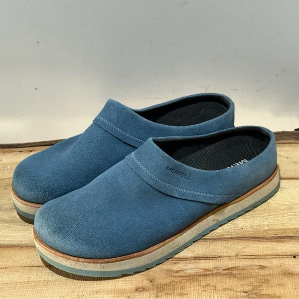 Merrell Women's Juno Clog Leather Slip-On Shoes‎ Size 7.5 A45 - Image 2