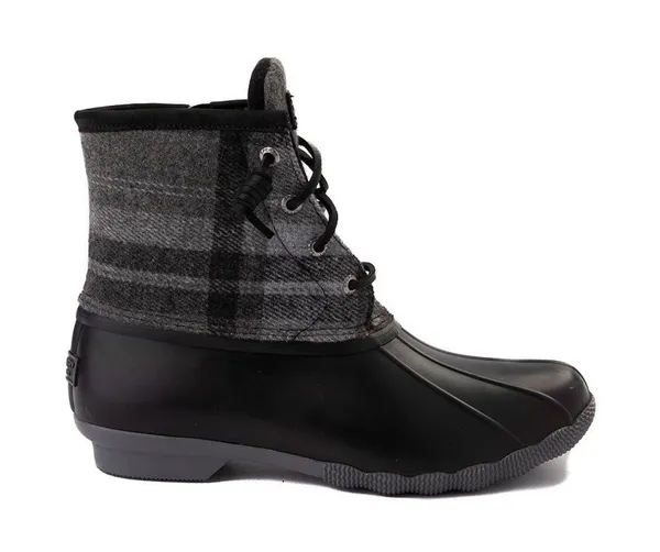 Top Sider Saltwater Plaid Wool Boot - Image 3