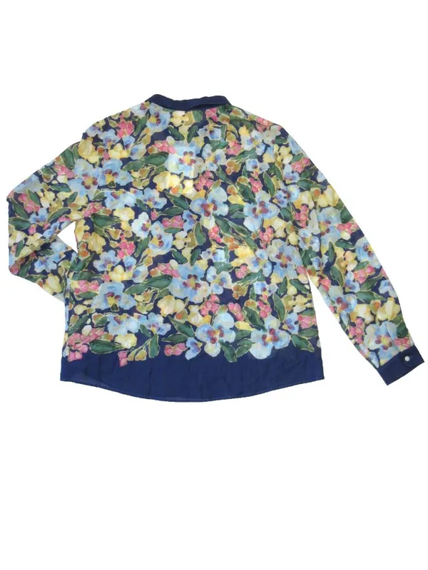 Sézane x Aimie Pierro NWT Shirt in Poetry Blue Floral Button Down Shirt 40 / 8 - Image 11