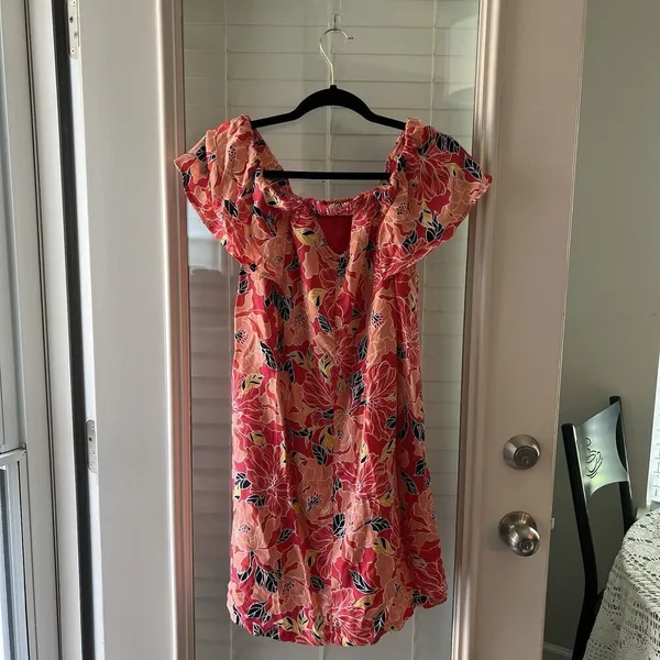 Skies Are Blue Mimi‎ Dress Small Off The Shoulder Floral - Image 2