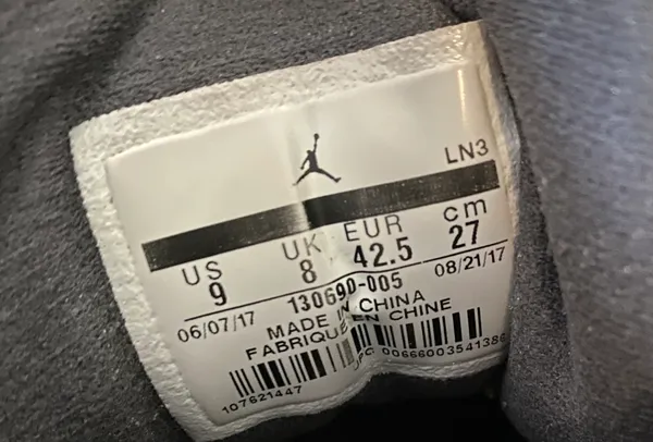 Jordan Air  12 Retro ‘Dark Grey’ - Image 7