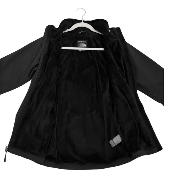 The North Face Black Soft Shell Fleece Lined Coat Size Women's Small - Image 3