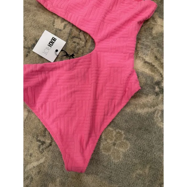 Beach Riot Celine Cutout One Piece Swimsuit strawberry moon size M NWT $158 - Image 4