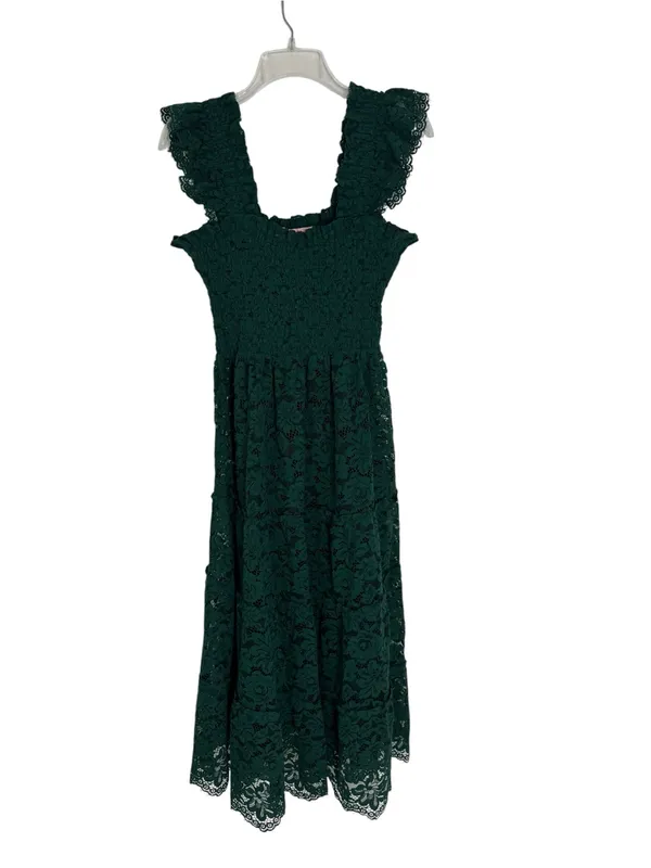 Hill House Collector's Ellie Nap Dress Botanical Garden Lace Green 2023 Size S - Image 4