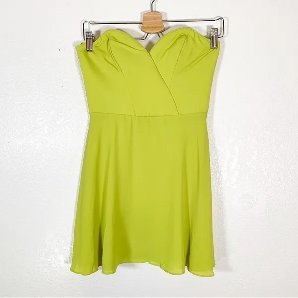 NBD Naven Twins Disclosure Strapless Mini Dress Size Small - Image 3