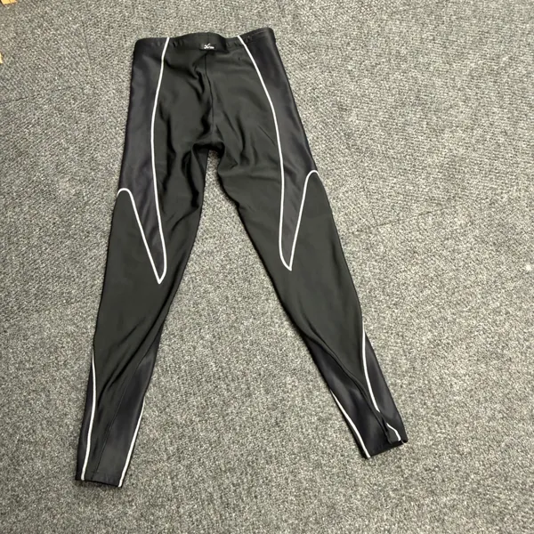 CW-X Stabilyx Compression Tights Black White Support Running Leggings 120879 L - Image 6