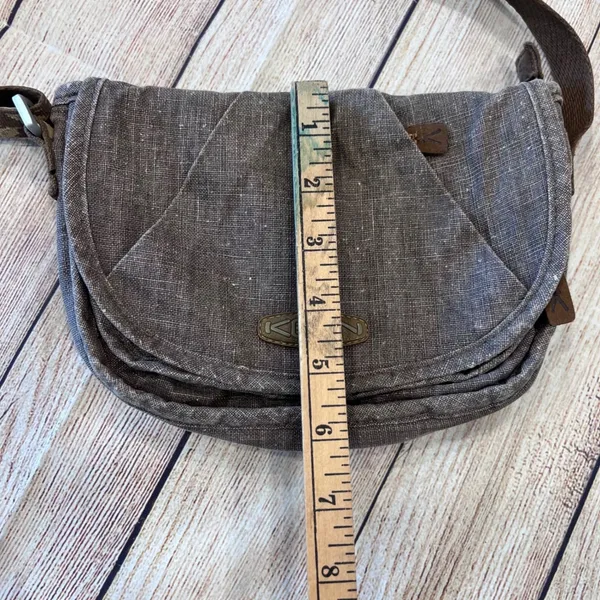 Keen Montclair Mini Canvas Crossbody Bag Adjustable Leopard‎ Strap Purse - Image 10