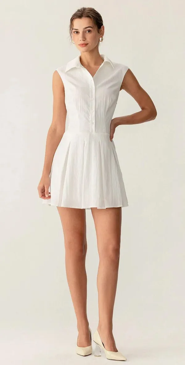 Rhioas White Dress - Image 3