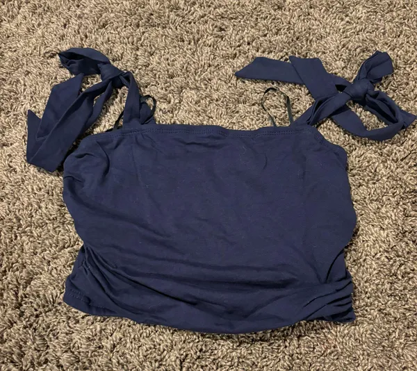 Blue Tie Top - Image 2