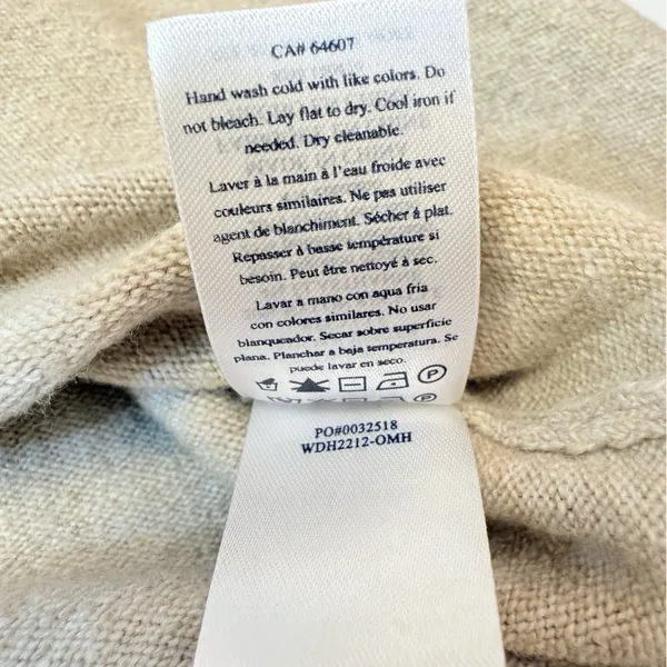 Faherty Jackson Hudson Sweater Midi Dress Oatmeal Heather Size Large NWT - Image 11