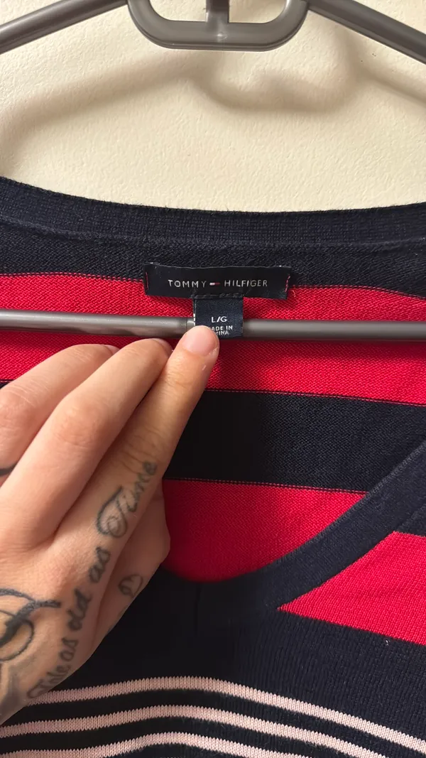 Tommy Hilfiger V-Neck Sweater - Image 3