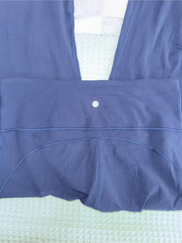 Lululemon Groove Super-High-Rise Flared Pant Nulu™ True Navy size 14 - Image 6