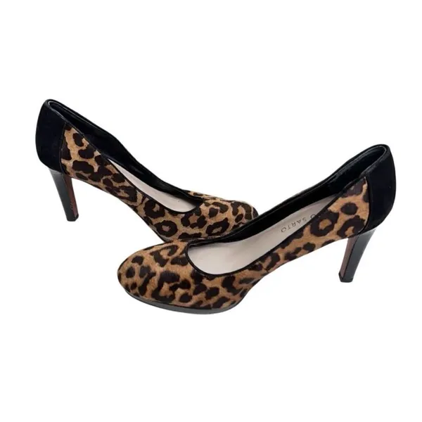 Franco Sarto Pumps Size 7 High Heel Animal‎ Print Calf Hair Stiletto Heels - Image 5