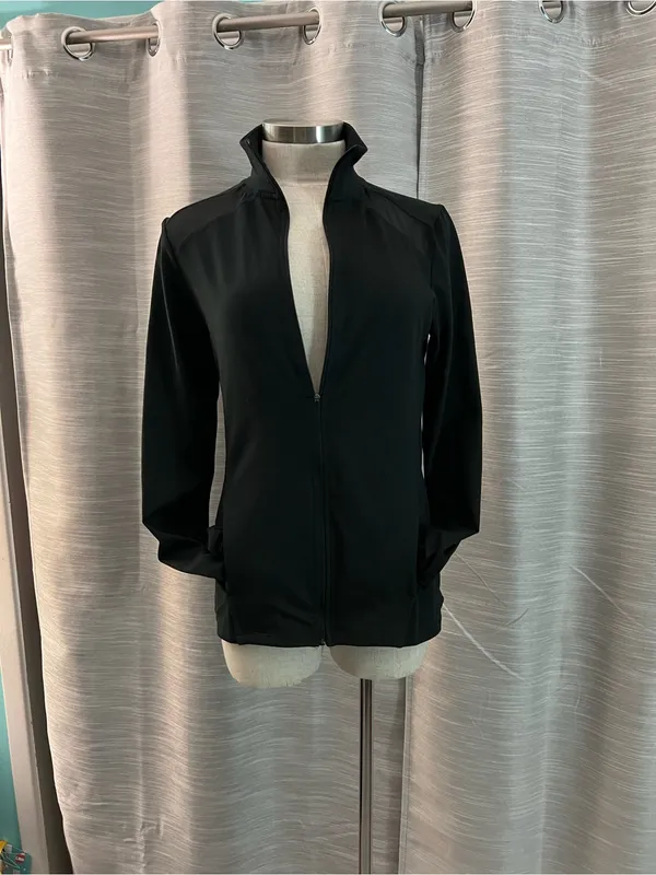 Champion Black Full-Zip Athletic Jacket - Image 3