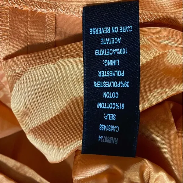 Max & Cleo Cocktail Formal Dress Size 4 Semi-formal Burnt Orange‎ Necter - Image 11