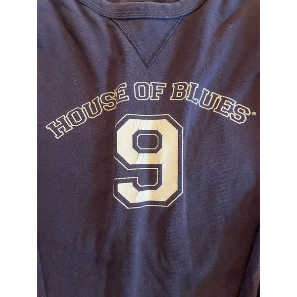 House Of Blues Sweatshirt Vintage 90s Large - Image 2