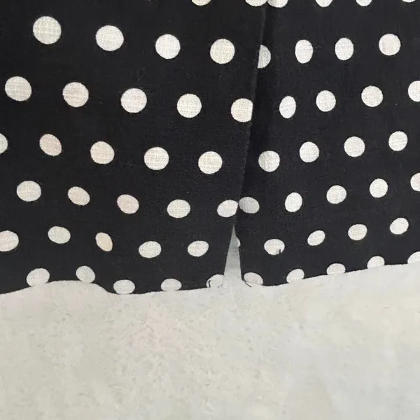 Banana Republic black & white polka dot midi pencil‎ skirt Size 6 - Image 3