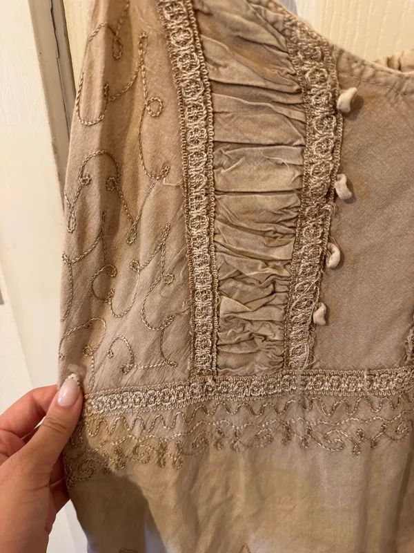 Vintage tank top Tan - Image 3
