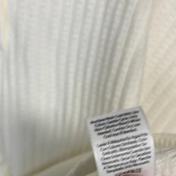 Time‎ And Tru Cream Ribbed Polo Sweater Size Xl - Image 6