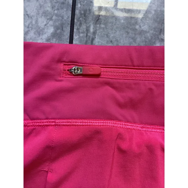 Lululemon Women Pink Athletic Tennis Golf Skirt Ruffle Back Size 6 Activewear - Image 2