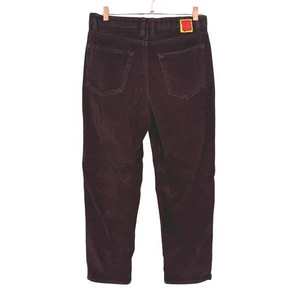 Empyre Brown Corduroy Skate Pants Size 27 Tapered Streetwear Y2K Unisex - Image 2
