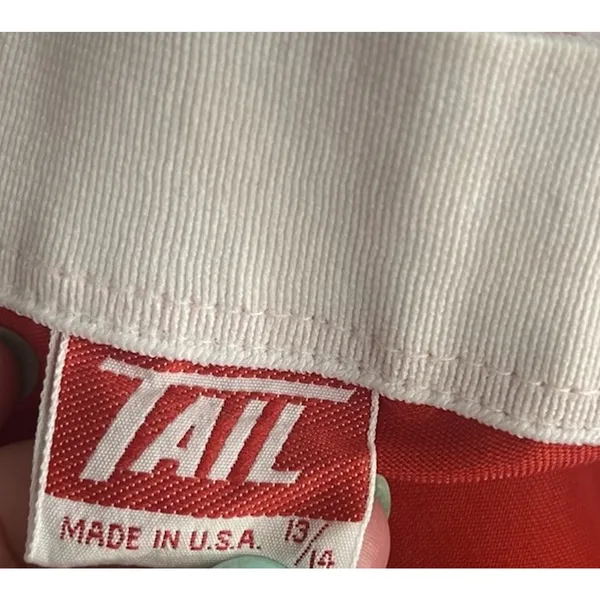 Vtg Tail Women's Tennis Red Skirt Mini A-Line Preppy Old Money Sporty 13/14 - Image 7