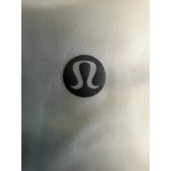 Lululemon Quick Pace Short Sleeve Shirt Women's 6 Crossover Lycra White #JJJ11-3 - Image 6