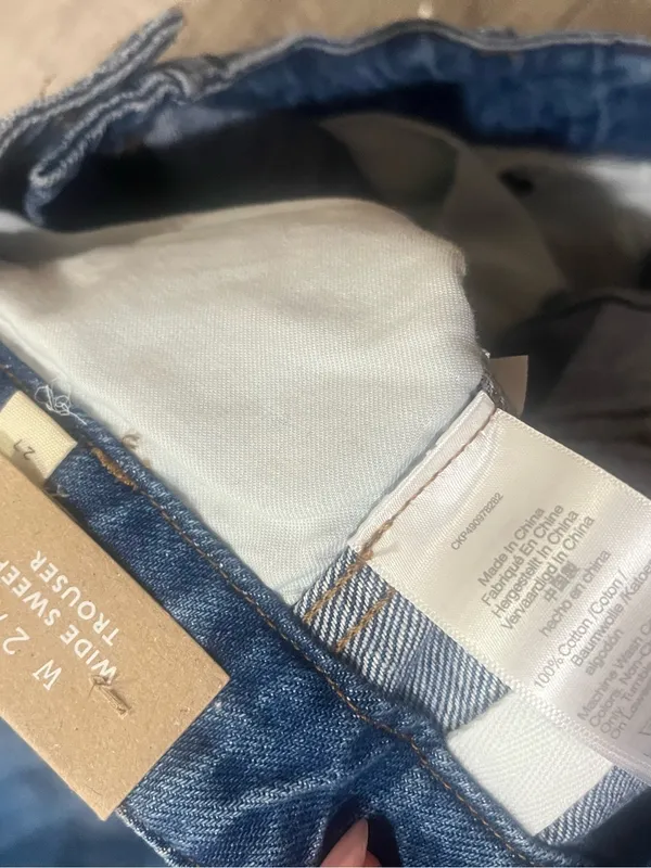 MADEWELL Wide Sweep Denim Trousers in Java Wash - Image 7
