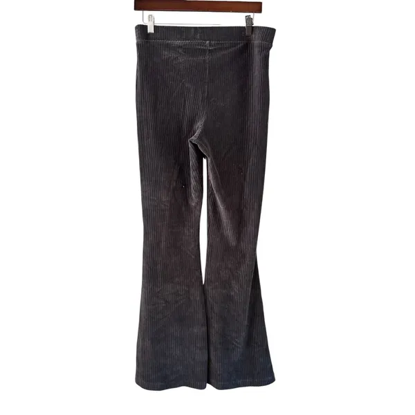 Aerie‎ Corduroy Flare Leggings Pants Womens Large Regular Gray Casual Stretch - Image 7