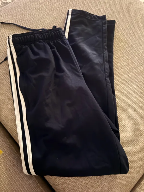Adidas Black Joggers - Image 2