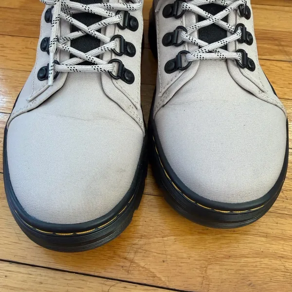 Dr. Martens Women's Beige Combat Boots - Image 4