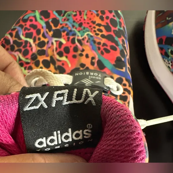 Adidas Torsion ZX Flux Multicolor Animal Print Sneakers - Image 4