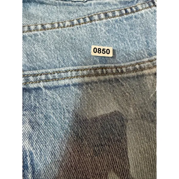 BDG Urban Outfitters High Rise Flare Jeans Size 31 Distressed Light Wash - Image 6