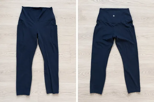 Lululemon Wunder Train Black High-Rise Yoga Pocket Athletic Leggings 6 - Image 3