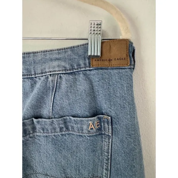 American Eagle Highest Rise 90s Boyfriend Carpenter Relaxed Fit Jeans Womens 18 - Image 6