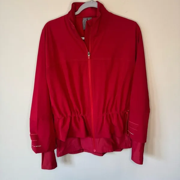 Sweaty Betty‎ Fast Lane Running Jacket In Vine Red Size Small 4-6 - Image 2