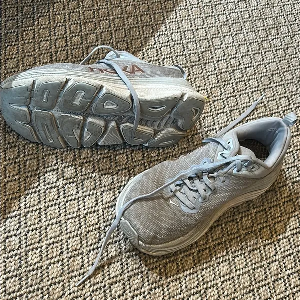 Hoka One W Gaviota 5 1134235 HMRG Gray Running Shoes Size 8 B - Image 6