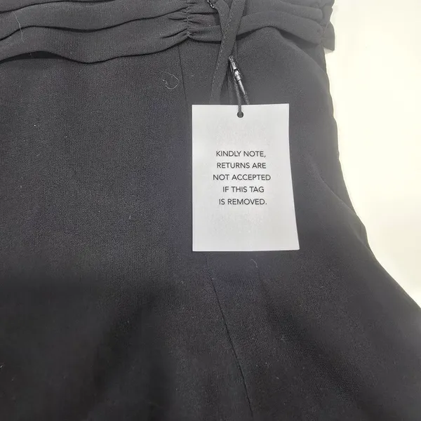MORE TO COME Carson Mini Dress in Black - Image 9