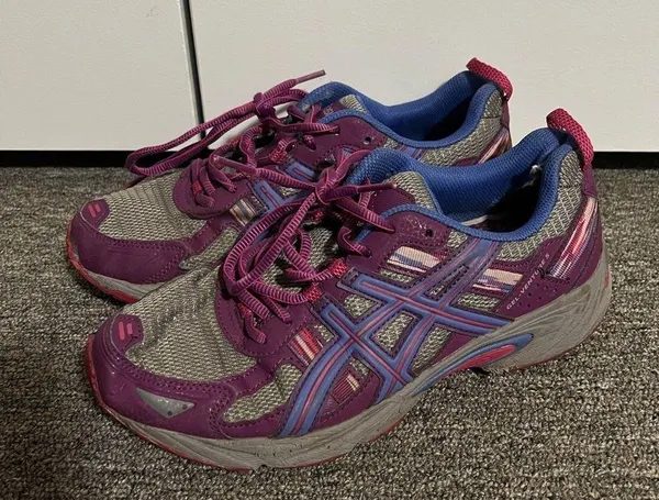 ASICS Purple Gel Venture 5 Lace Up Running Sneakers Size 9 US - Image 2