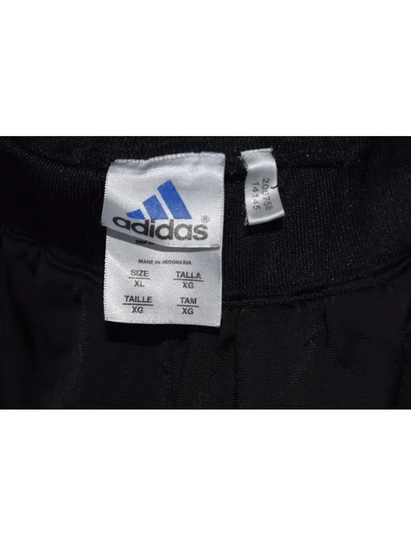 Adidas Track Pants SZ XL Black Pink Stripe Athletic Straight Leg Joggers - Image 3