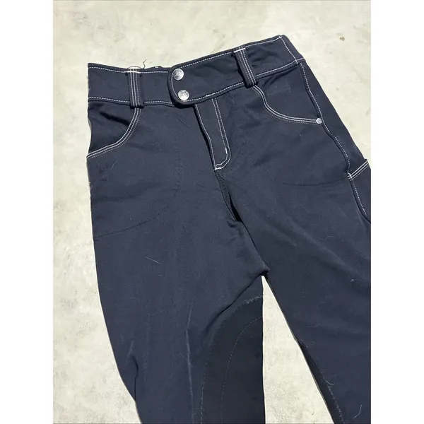 Kerrits Breech Riding Pants Women's Size XS Black Stretch Horseback Practice - Image 6
